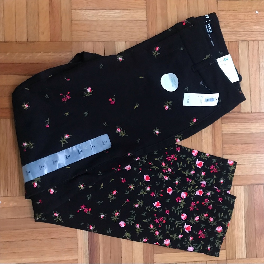 Floral pixie pants